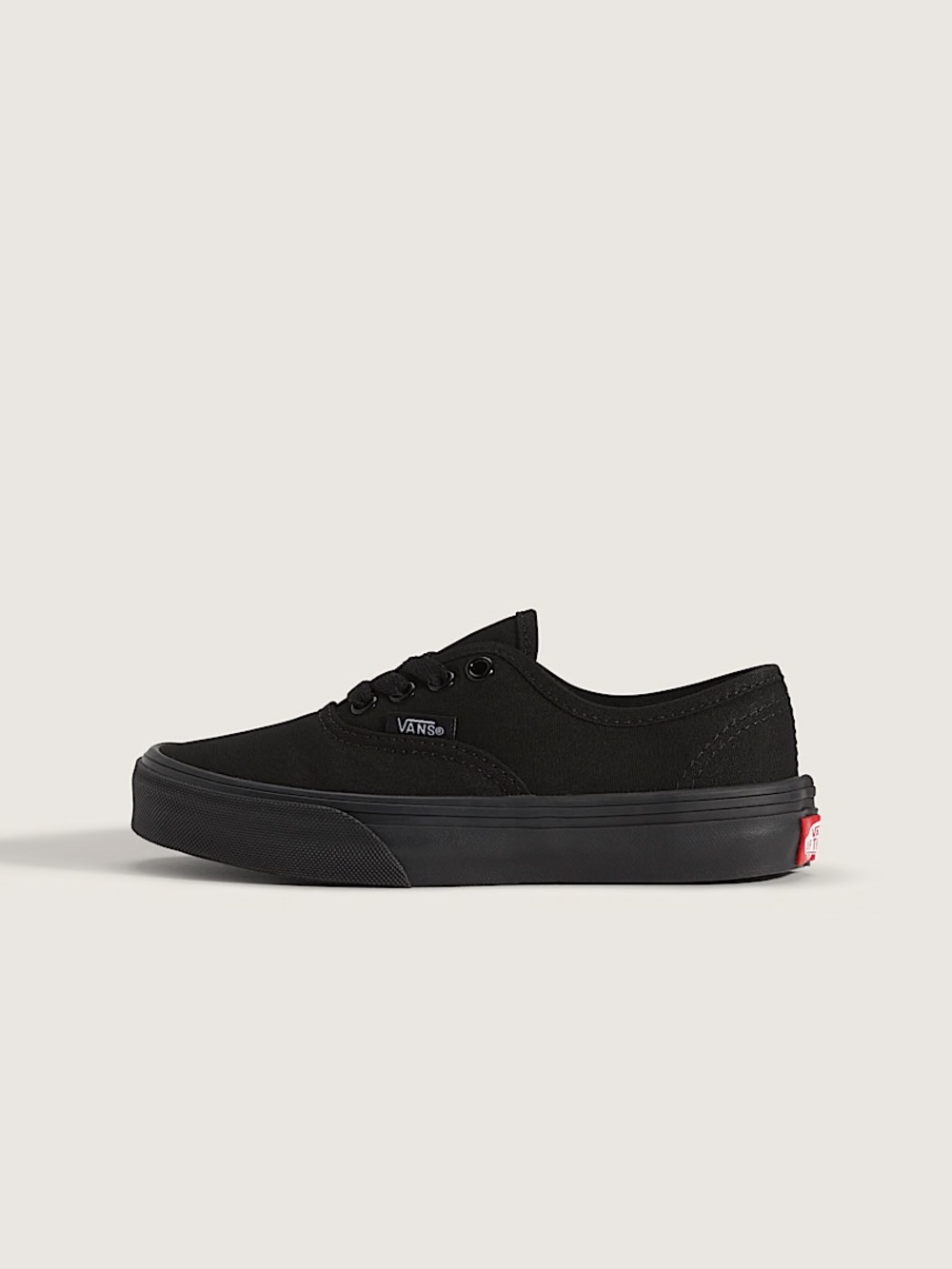 Vans Black Low-Top Canvas Sneakers